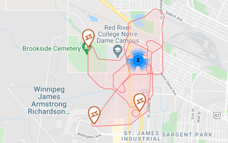 Downed hydro pole slows traffic to crawl on Route 90 - image