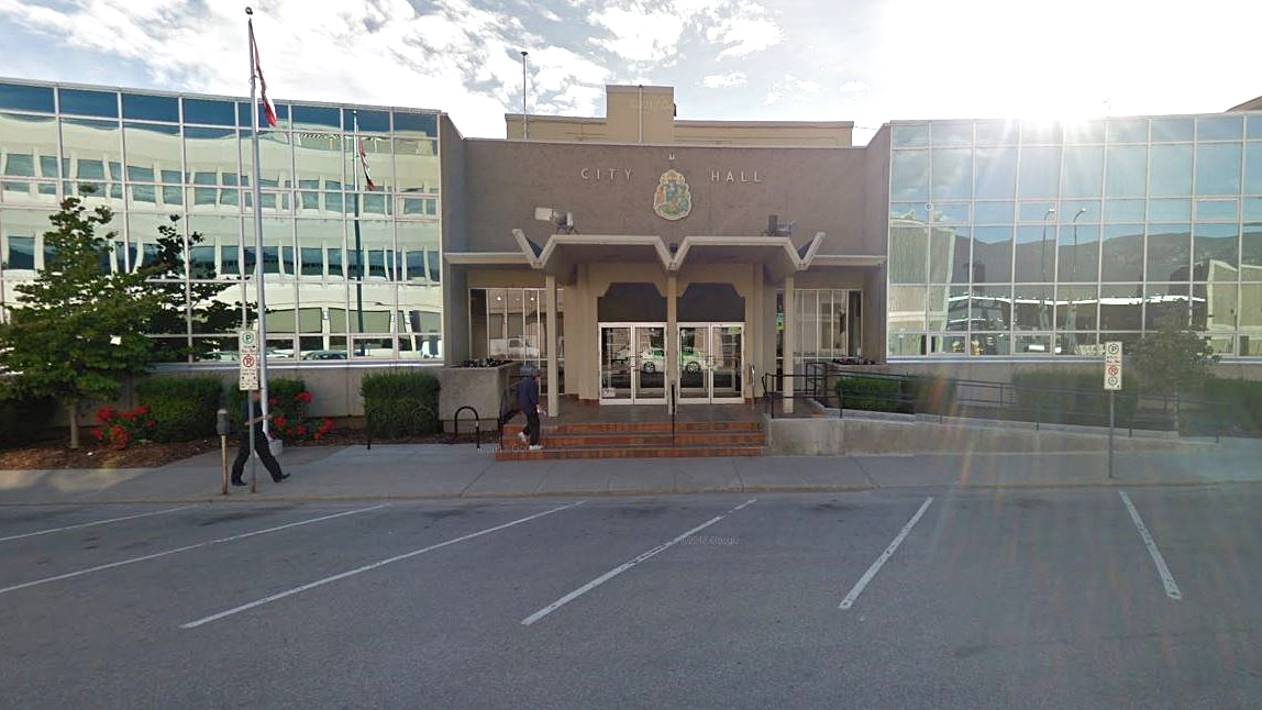 City hall in Penticton, B.C.