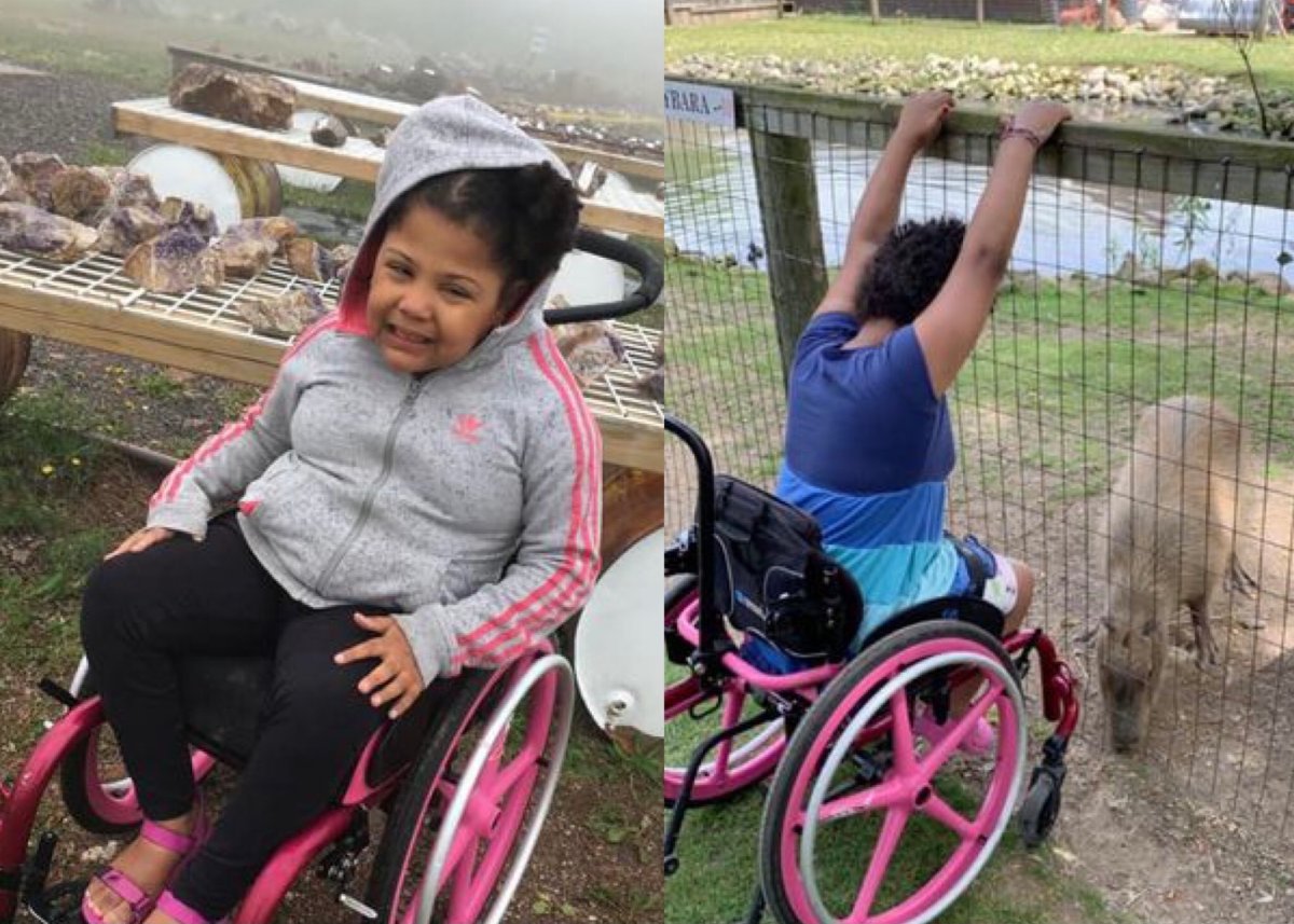Nine -year-old Aaliyah's wheel chair was stolen and then returned broken in London Ont.