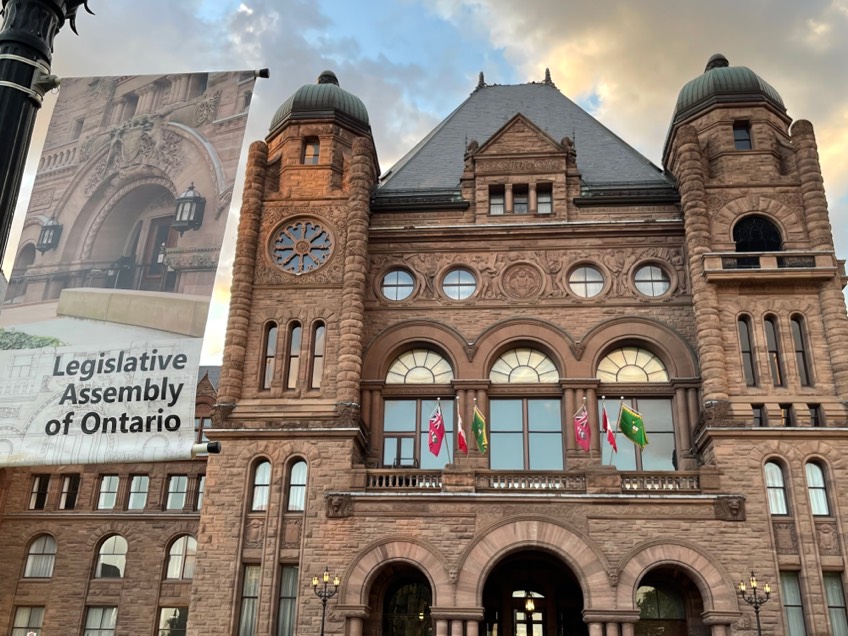 Queen's Park in Toronto on June 1, 2021.