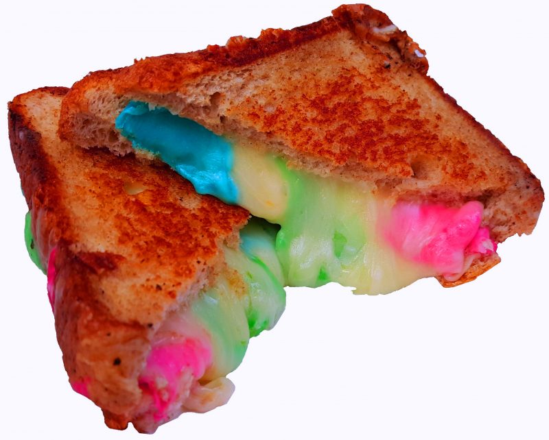 Rainbow Grilled Cheese