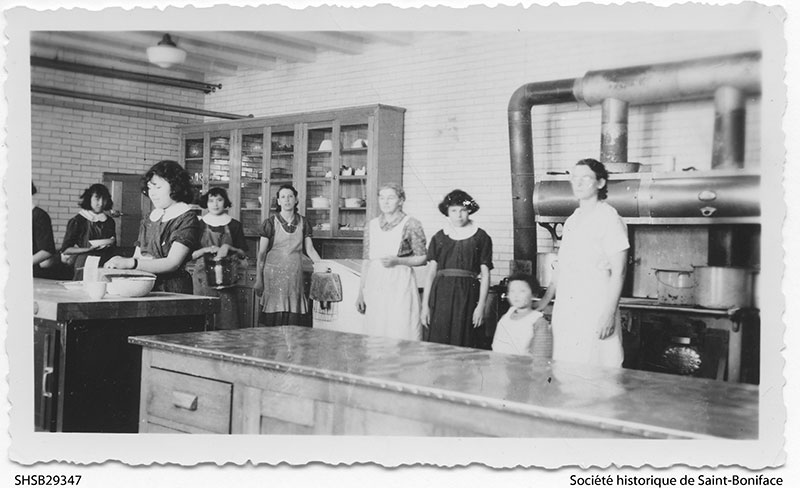 Students at Marieval Residential School.