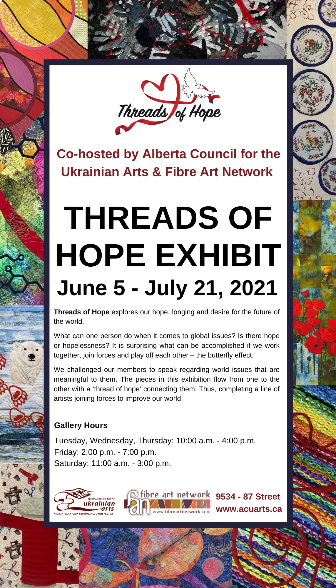 Threads Of Hope Exhibition Globalnews Events