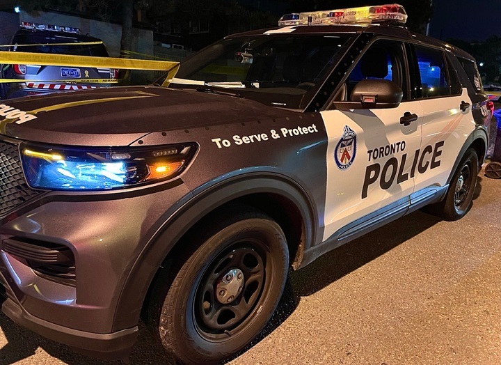 A Toronto police SUV cruiser.