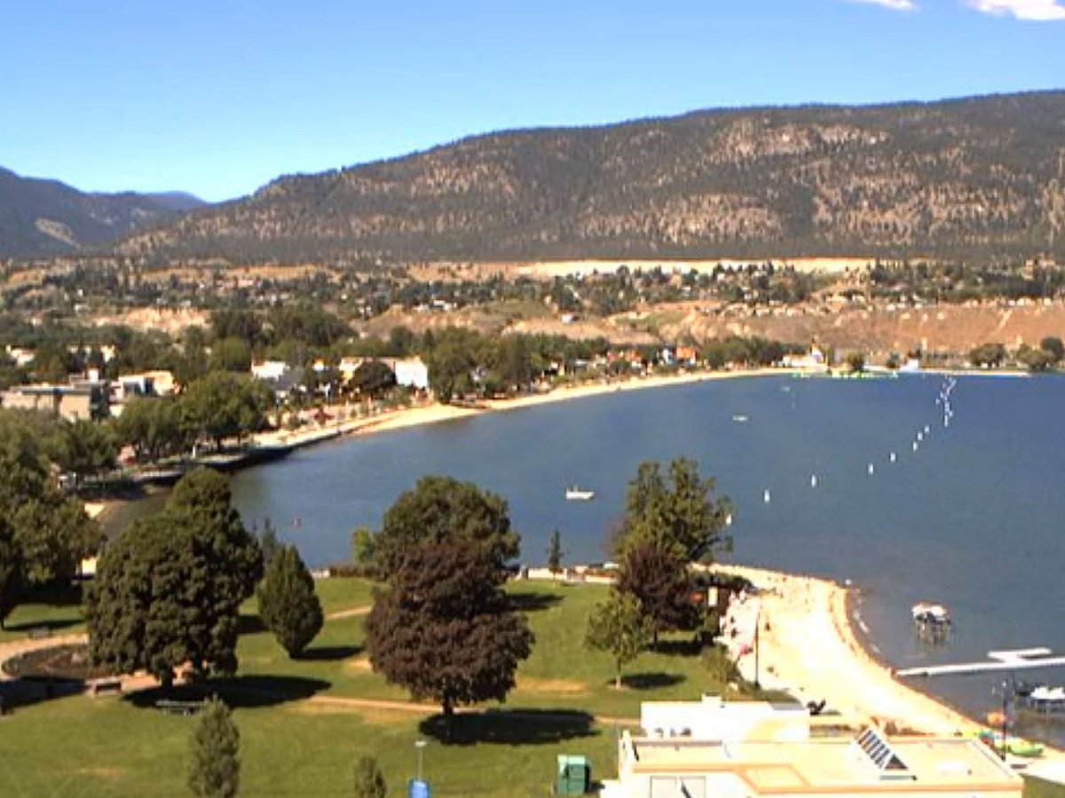 A view of Penticton and Okanagan Lake on Friday, June 25, 2021, where temperatures are expected to hit 37 C on Saturday, and 40 C from Sunday to Wednesday. To prevent a shockingly high energy bill, Fortis says there are several steps people can take to stay cool and avoid costly statements.