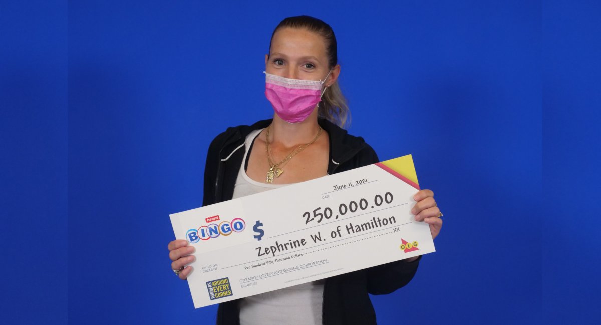 Personal support worker Zephrine Willet from Hamilton says the $250K win was a big surprise.  