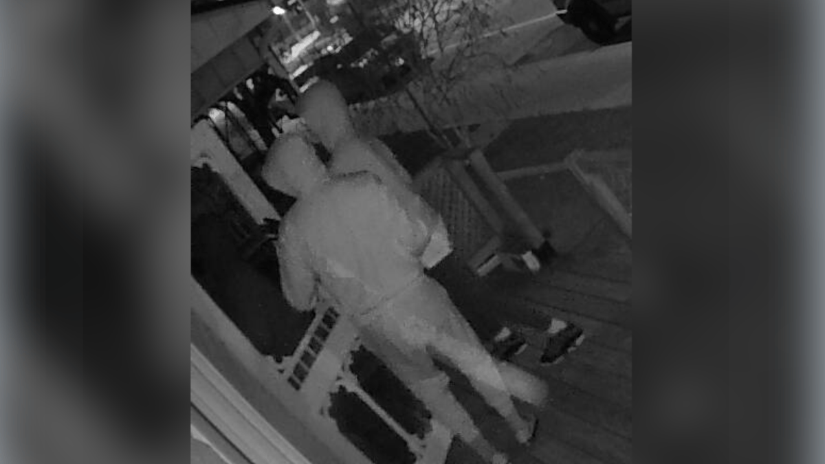 Two of four men, believed to be suspects in a Hamilton murder, are captured by surveillance cameras just prior to a shooting. Investigators say David Anderson was shot and killed in an alleyway behind his home near Gibson and Birch Avenues shortly before 10:30 p.m. on April 28th.