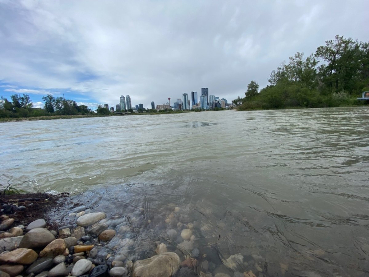 The Bow River pictured on Monday, June 7, 2021.