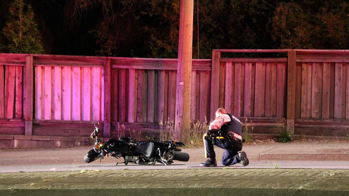 RCMP investigate a fatal hit-and-run collision in Burnaby. 