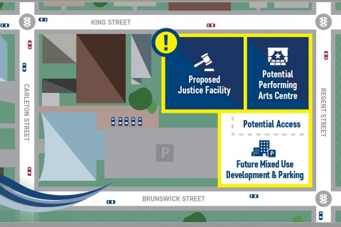 Fredericton buys large vacant properties downtown to sell to the province - image