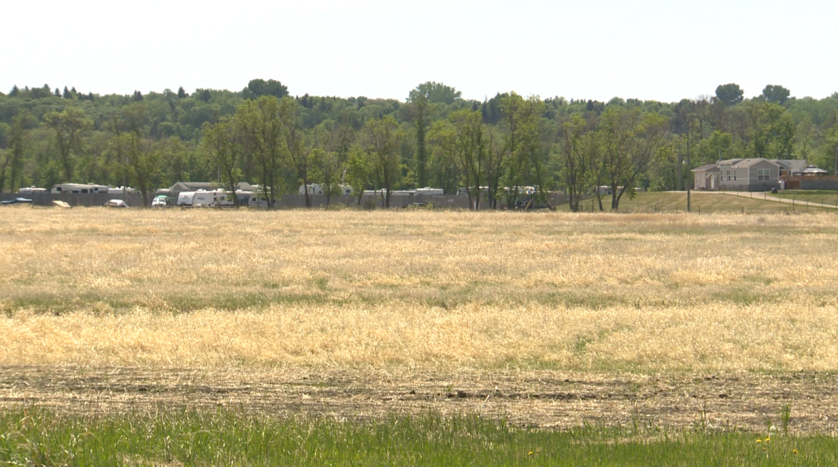 The site of the former Brandon residential school, which is currently an RV campground.