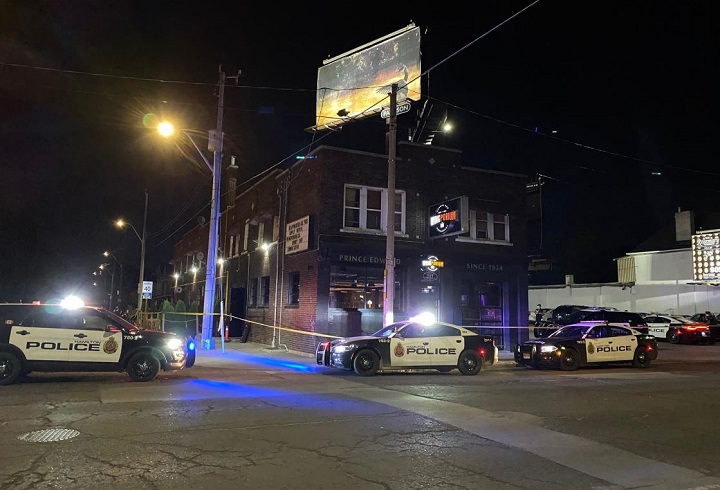 Hamilton police say a man in his 50s has died in hospital Sunday night.