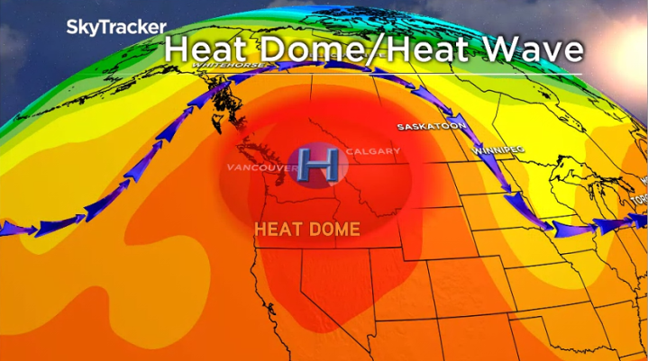 ‘heat Dome Warnings Issued As Potentially Record Breaking