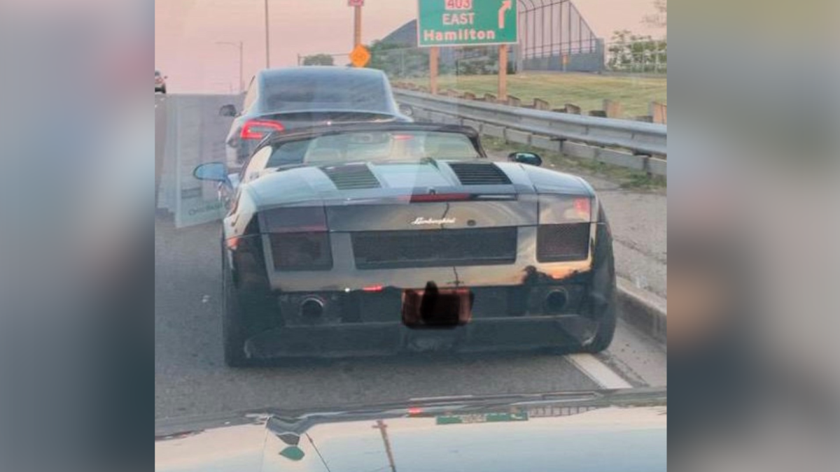 Brantford police say two drivers were charged for racing a pair of high-end cars on the Wayne Gretzky Parkway, Tuesday night.