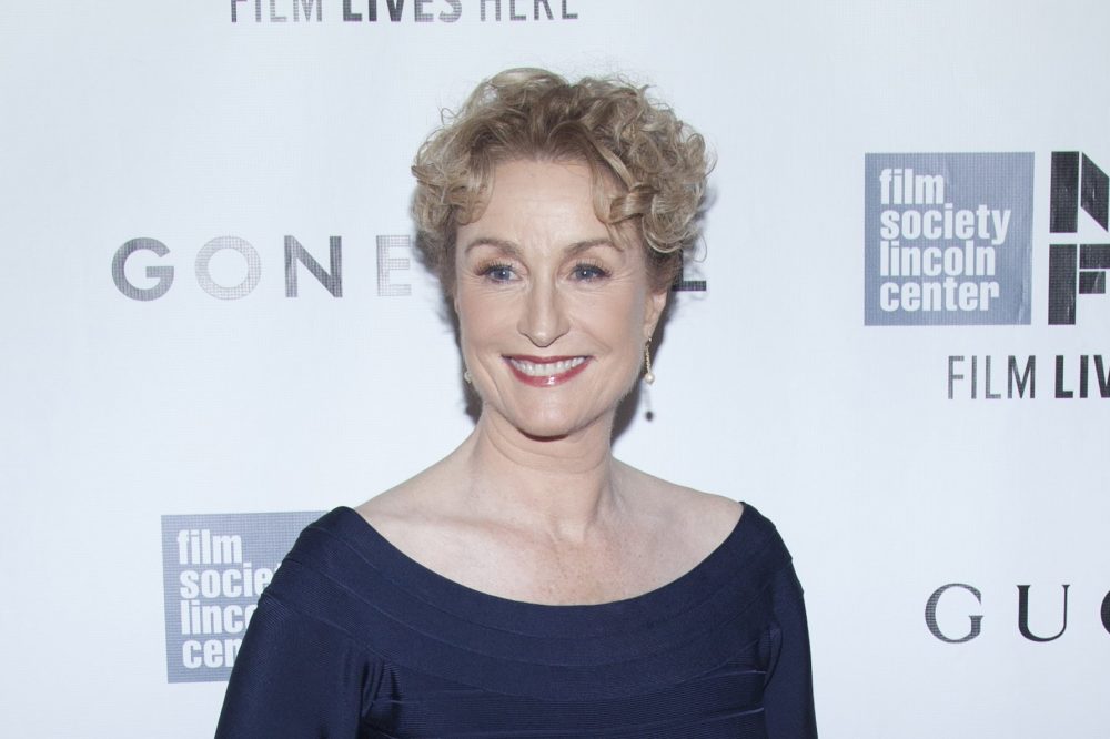 Lisa Banes attends the “Gone Girl” world premiere during The 52nd New York Film Festival at Alice Tully Hall in New York City.