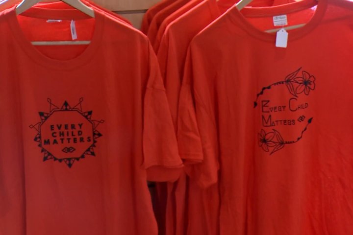 Saskatoon gift shop sells orange shirts to support residential school survivors