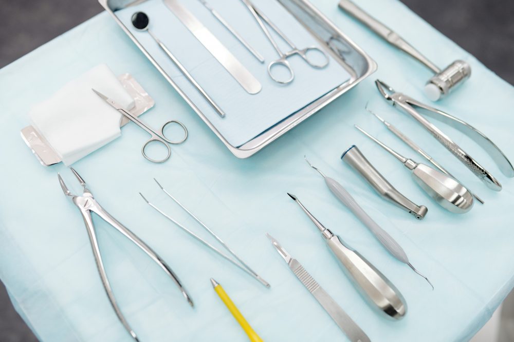 Various medical instruments are shown in this file photo.