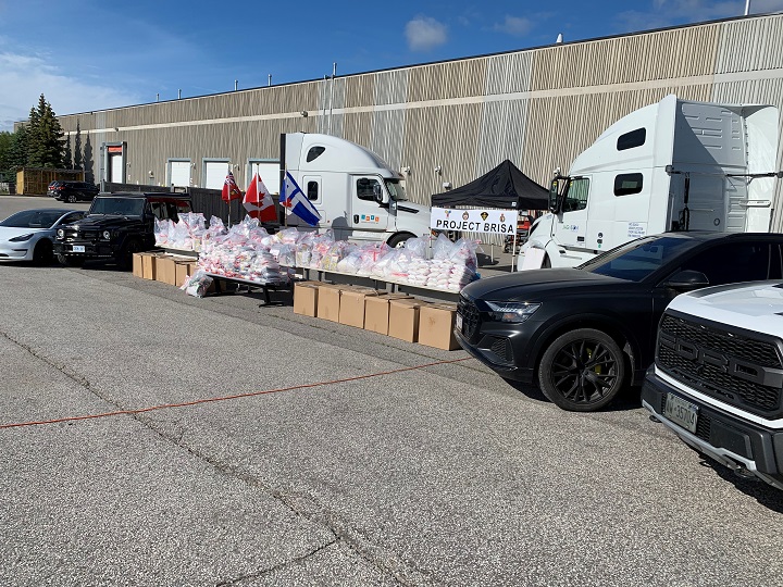 Drugs and vehicles seized in Project Brisa.