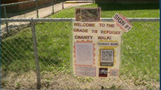 A group of students at a Regina Beach elementary school have organized a fundraiser for local refugees.