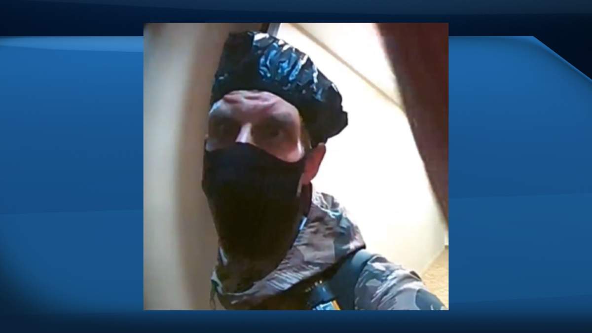 The Ottawa Police Service released this photo of a suspect in connection with a break and enter in the Glebe on June 23, 2021.