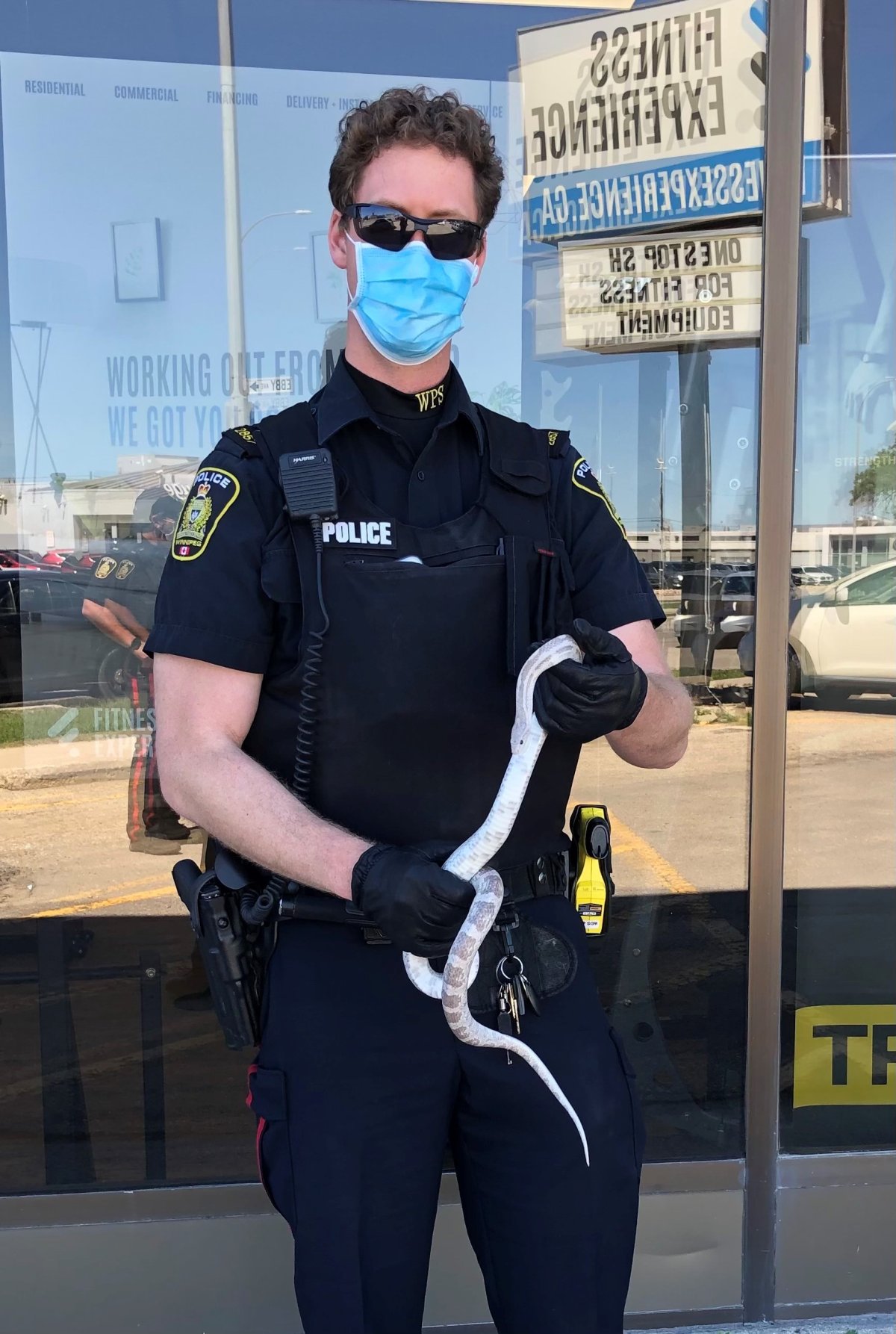 Winnipeg police say a snake reported to be on the loose in Fort Rouge has been found.
