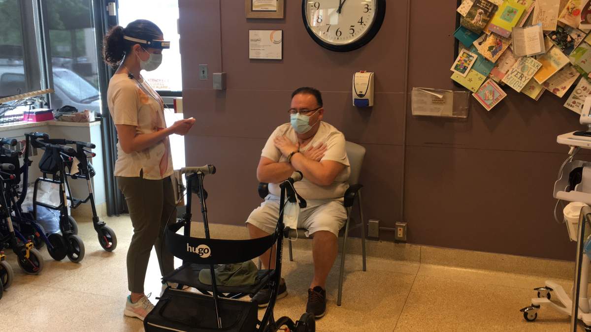 Jaime Vargas does rehab at Providence Healthcare