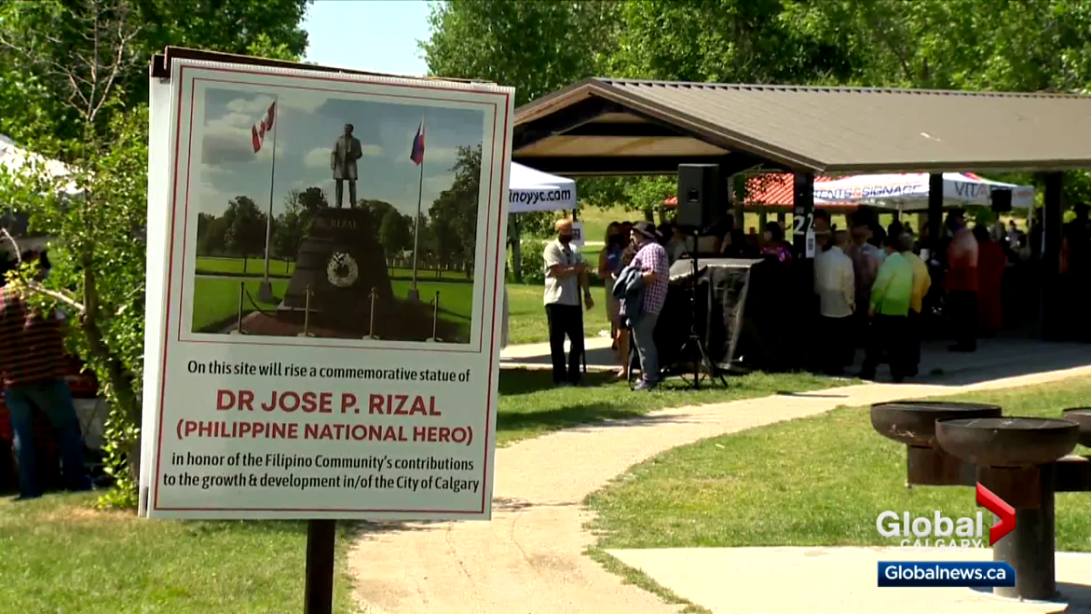 There was a groundbreaking ceremony for Jose Rizal Park in Calgary on Sunday, June 27, 2021.