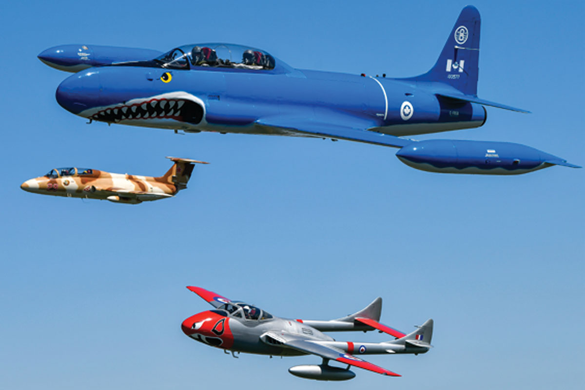 A trio of warplanes will fly over Guelph, Brampton, Vaughn, Toronto and Waterloo Region on Saturday at around lunchtime to honour Canadians' efforts as they battled COVID-19.