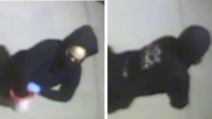 Calgary police believe this woman was responsible for vandalism at St. Bonaventure Catholic Church.