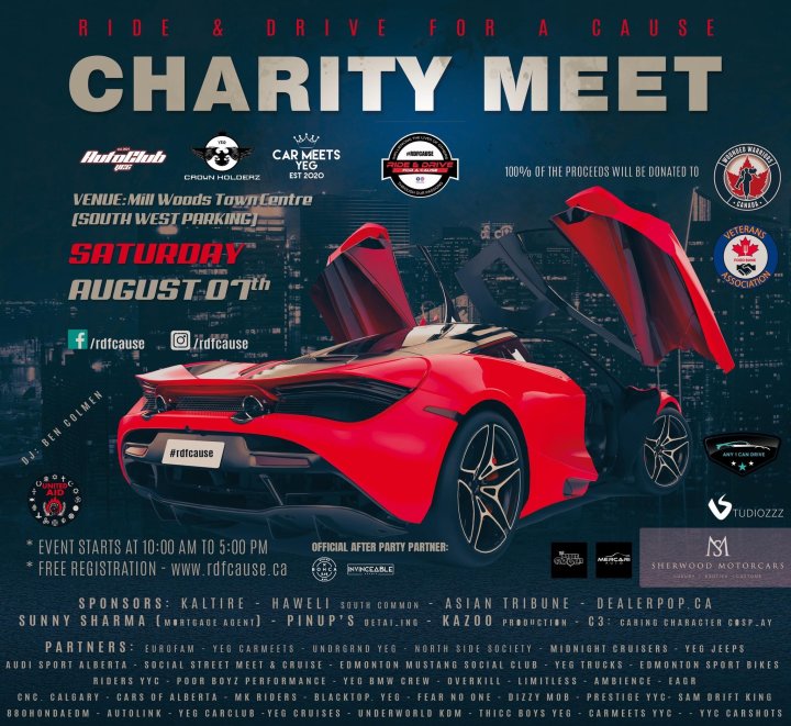 Ride & Drive for a Cause Charity Meet GlobalNews Events