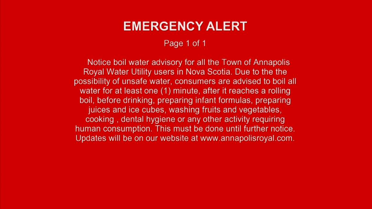 The emergency alert was issued around 6 p.m., though the boil water advisory went out around 3 p.m.
