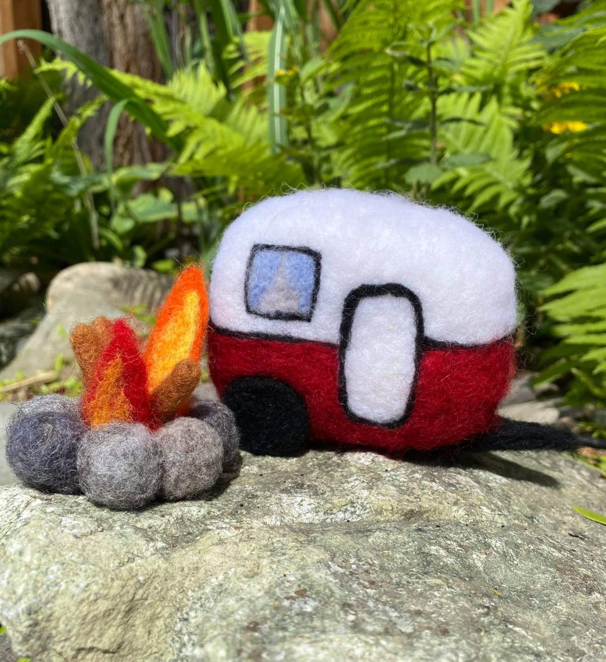 Needle Felting Workshop – Camping Scene - image