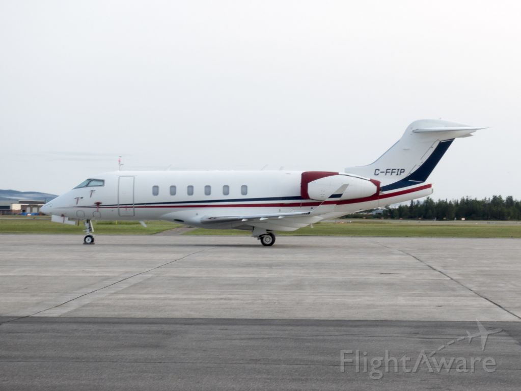 The Bombardier Challenger C-FFIP is one of two jets own by Nova Scotia-based CFFI Ventures Inc. / Courtesy of FlightAware.com