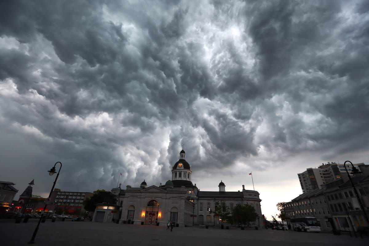 Much of eastern Ontario, including Kingston, could see dangerous thunderstorms Tuesday afternoon, Environment Canada says. 