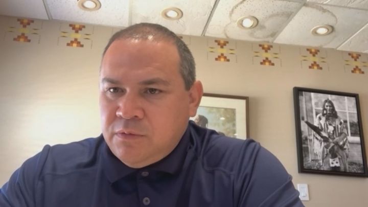 Ouray Crowfoot is the chief of Siksika Nation.