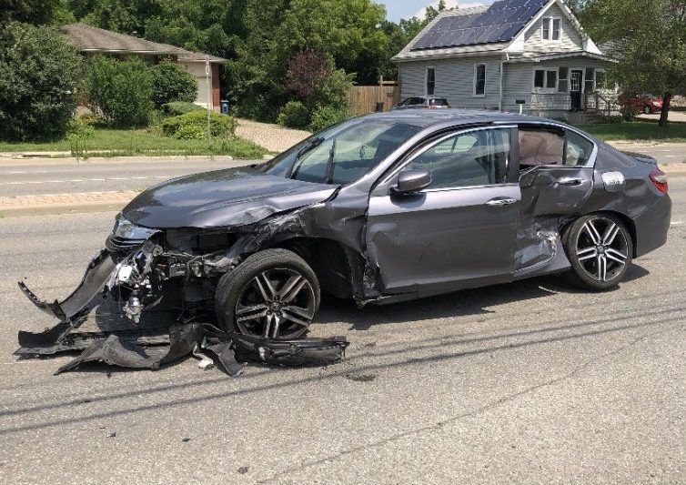 Guelph police are investigating a crash in the city's north end. 
