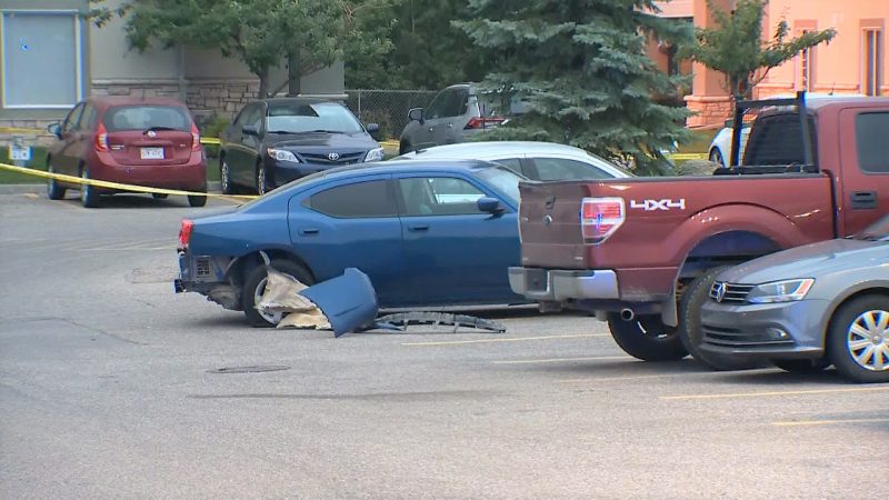 A man in his 40s was seriously injured in a collision in southwest Calgary on Monday, July, 19, 2021.