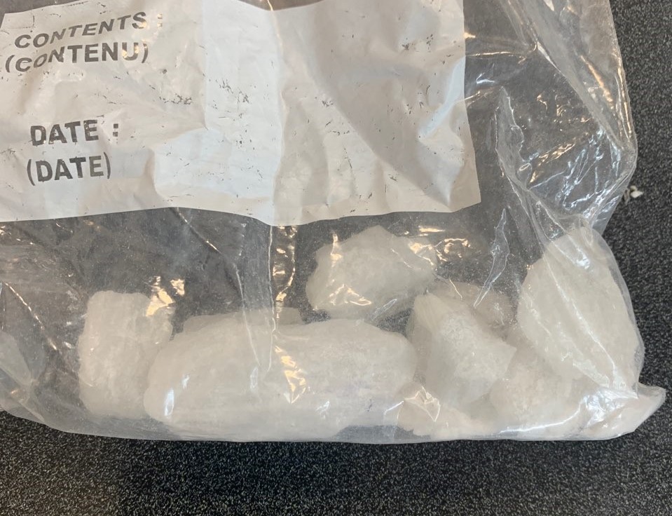 Guelph police say officers seized nearly 35 grams of crystal meth. 