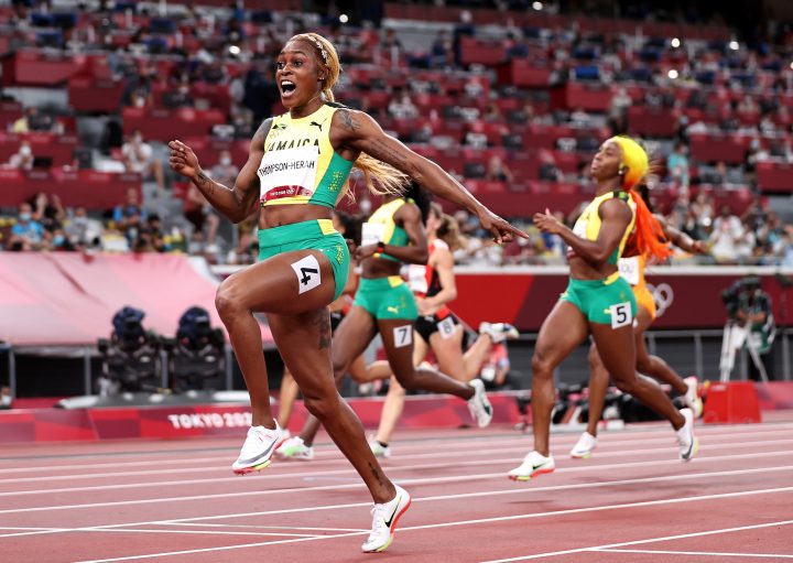 Thompson-Herah Defends Olympic Gold As Jamaican Women Sweep 100m Podium ...