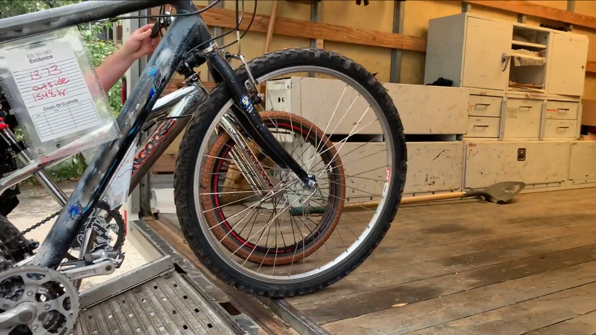 Police seized several bicycles at a downtown address on Wednesday June 30, 2021. Investigators say tips from the community led to the execution of a search warrant on a property being used a storage facility for stolen items.