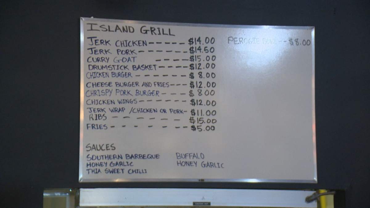 While his dance floor was locked down, Les Fraser launched a new Caribbean food menu in hopes of enticing new patrons to visit his bar.