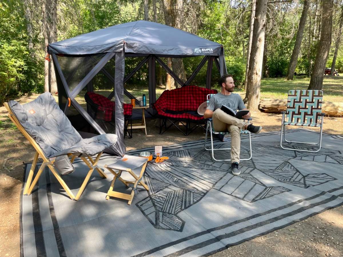 Edmonton Company, Kuma Outdoor Gear has created luxury outdoor furniture to help your backyard and camping experience be as comfy as possible.