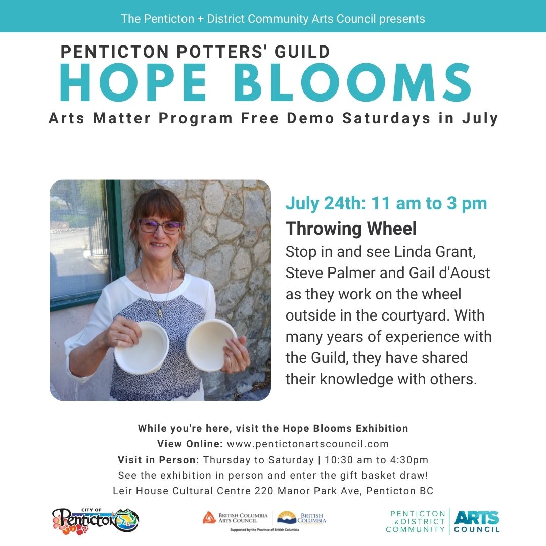 Throwing Wheel with Linda, Steve & Gail- Pottery Demo - image