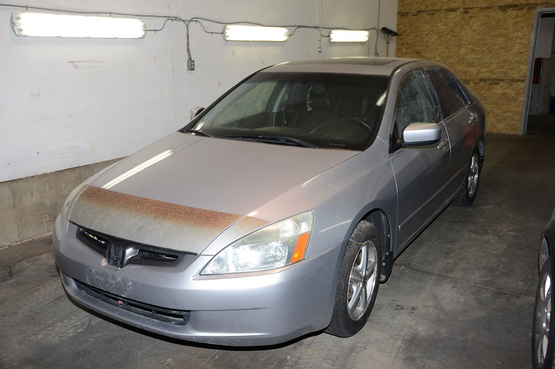 A photo of a 2004 grey Honda Accord, one of two cars that RCMP say was associated with Rory McDonald’s disappearance.