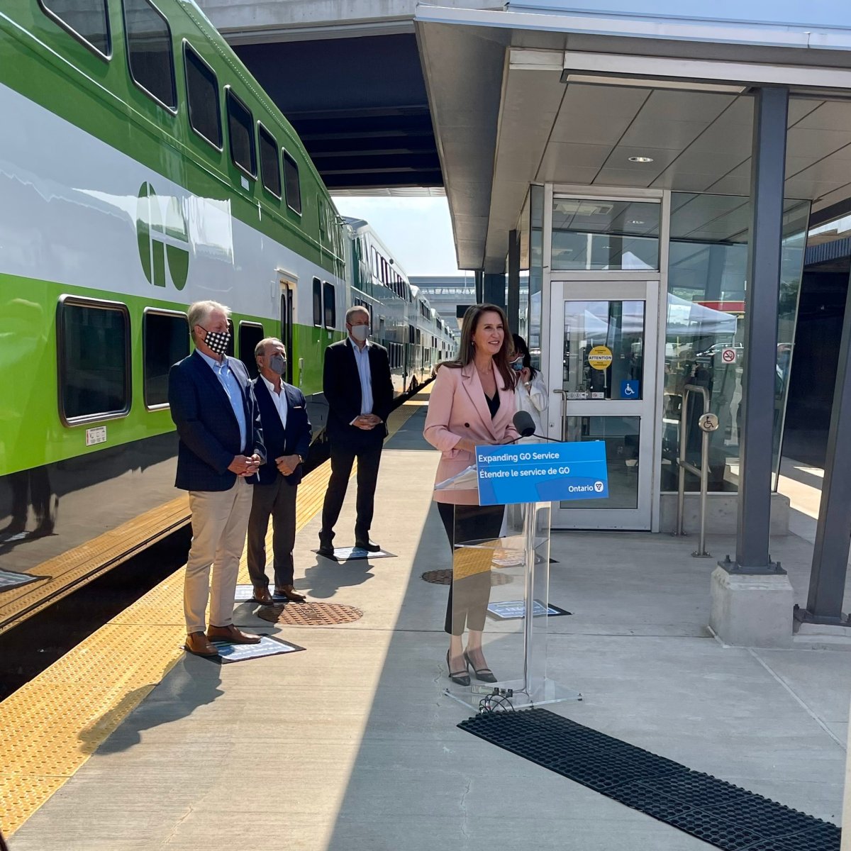 Ontario Minister of Transportation Caroline Mulroney has announced hourly GO Train Service between Hamilton's West Harbour GO Station and Toronto's Union Station, starting Aug 7.