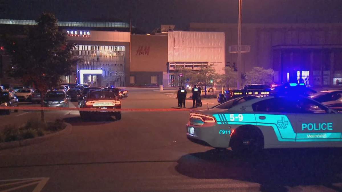 Shots fired in Pointe-Claire shopping centre parking lot. Sunday, July 18, 2021.