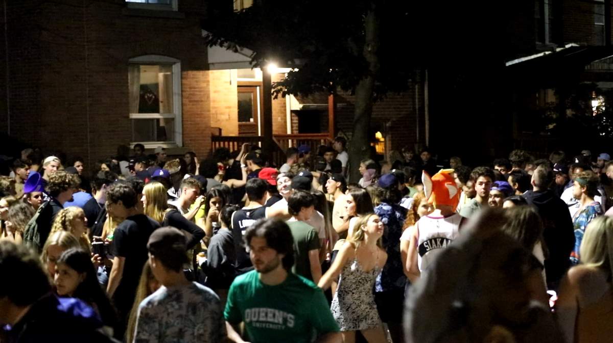 Police say three Queen's University students who live at homes that reportedly hosted the large gathering are facing Reopening Ontario Act fines.