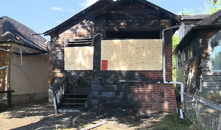 Three homes were damaged in the 1700 block of Toronto Street in Regina following a fire that started sometime before 12:30 a.m. Monday morning. 