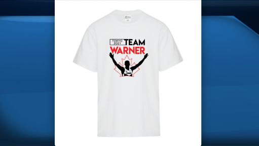 Team Warner T-shirt to support KidSport London.