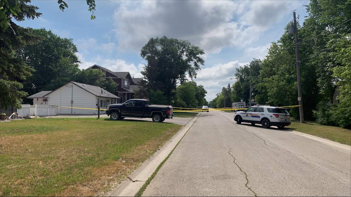 Mounties are on site at the Selkirk crime scene where they found a 22-year-old woman dead. They're treating her death as a homicide.